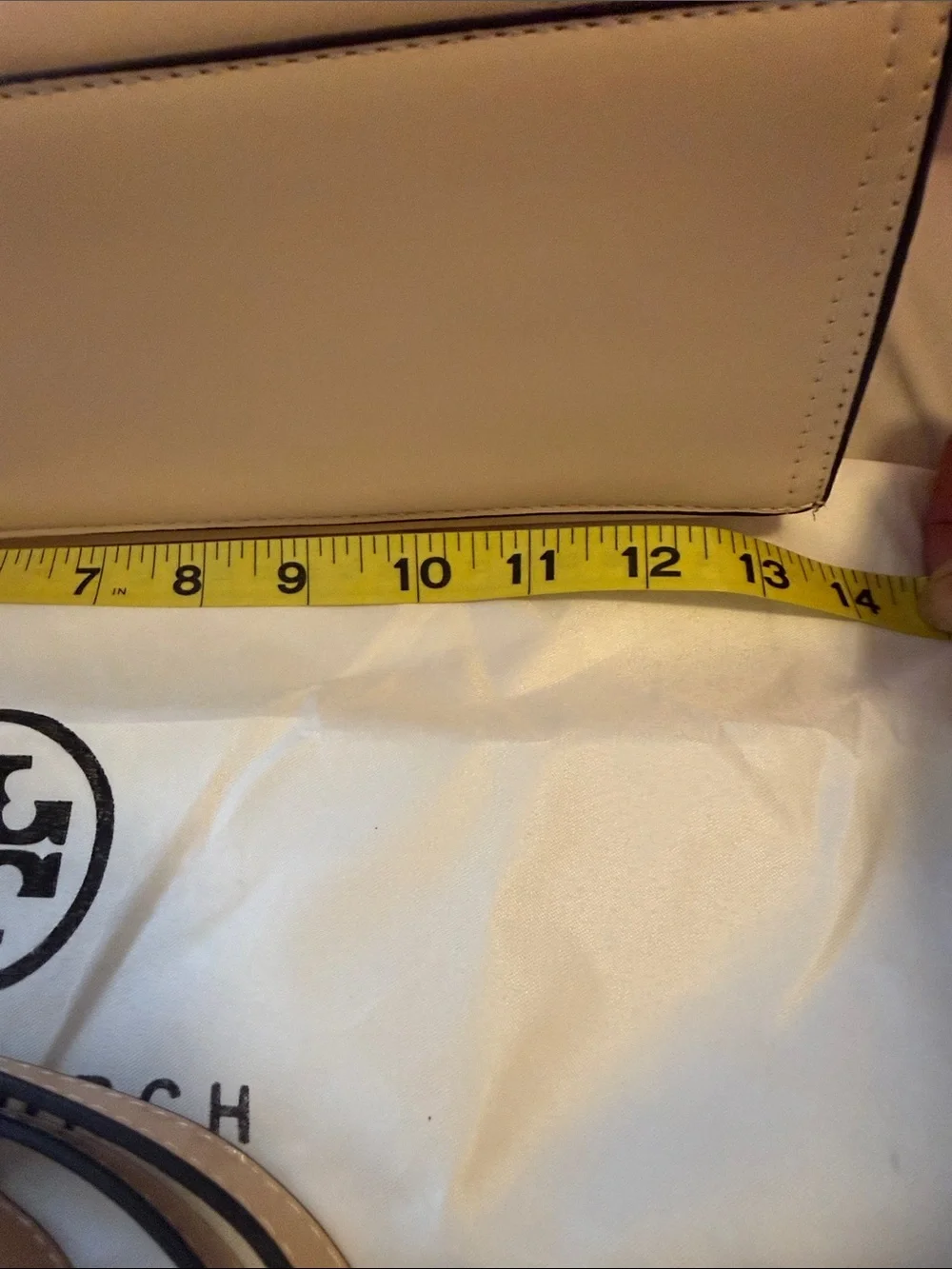 Beige structured Tote Bag nwot